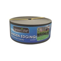 Greenlife Recycled Plastic Garden Edging - 10m x 75mm - Slate Grey