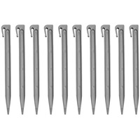Greenlife Recycled Plastic Garden Edging Pegs x 10 - Slate Grey