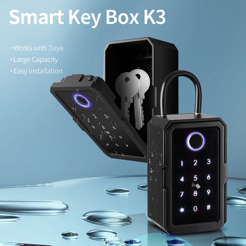 Buy Waterproof Smart key lock box 4in1 Key Lock Box with APP Control