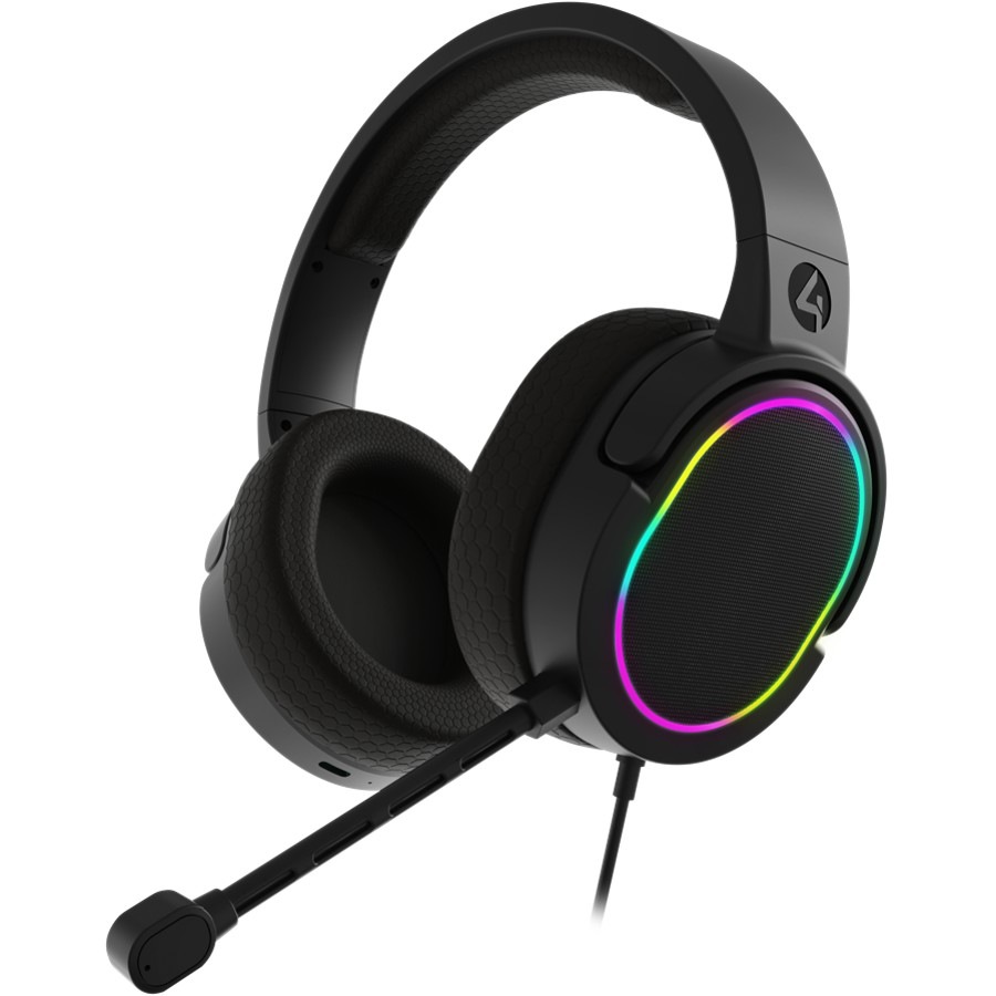 4Gamers Panther RGB LED Light Up Gaming Headset