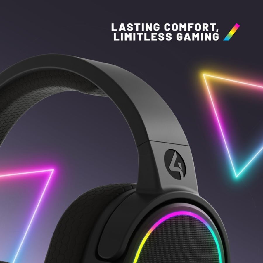 4Gamers Panther RGB LED Light Up Gaming Headset