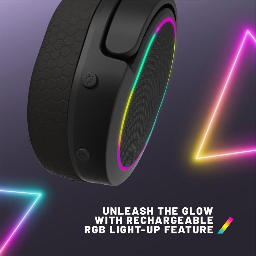 4Gamers Panther RGB LED Light Up Gaming Headset