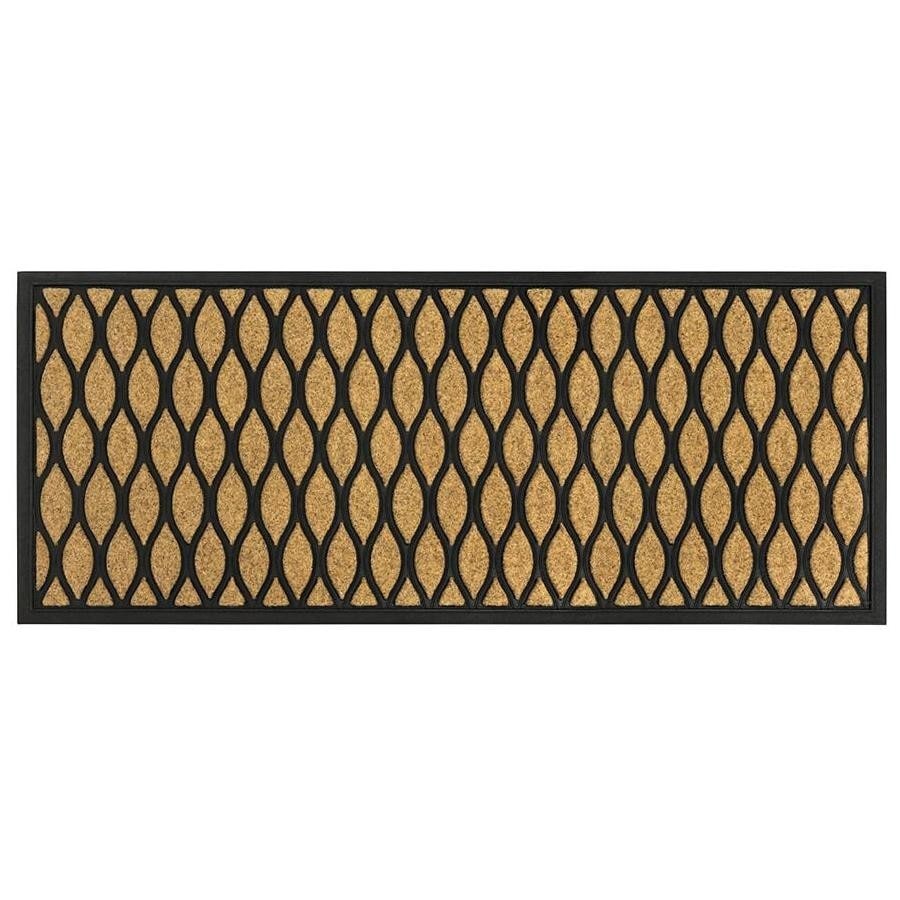 Acadia Synthetic Double Door Mat - Eye