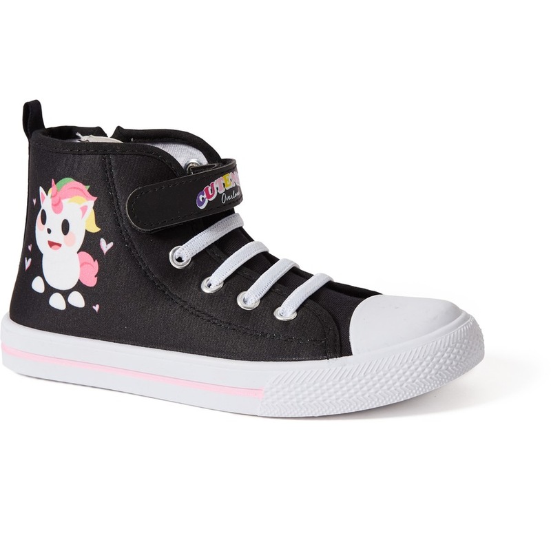 Buy Adopt Me Girls Tab High Top Shoes Black MyDeal