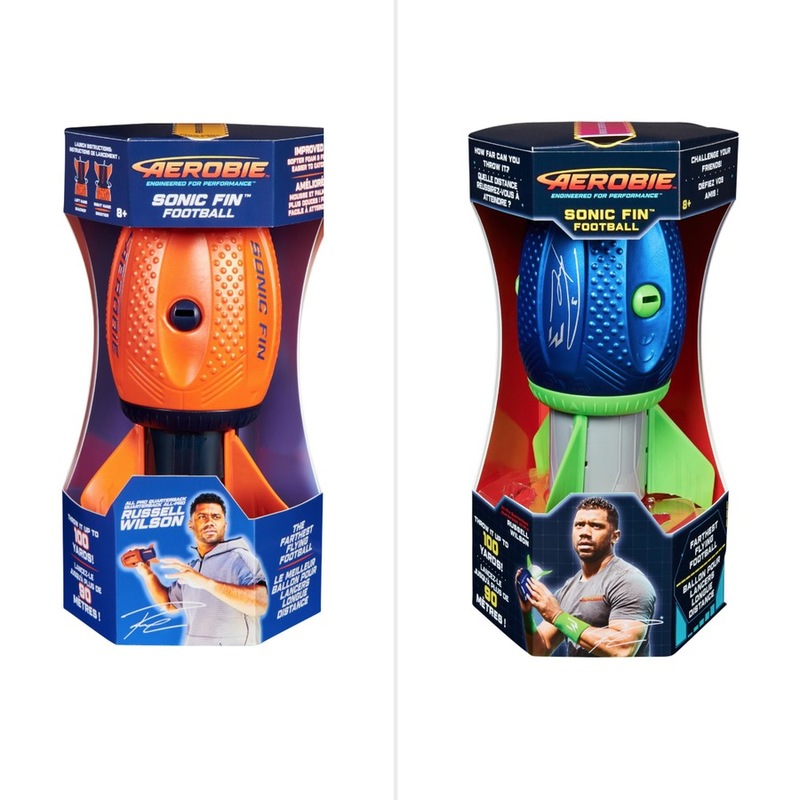 Coop Sonic Fin Football - Aerobic Whistling Football With Adjustable Fins For Long Throws