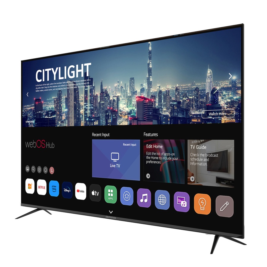 AIWA 55" 4K QLED WebOS Hub TV with Magic Remote