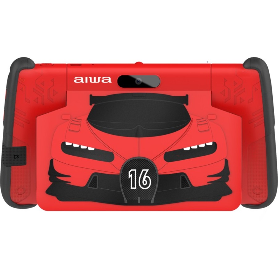 AIWA 7" WiFi Tablet with Dual Game Controllers - Red