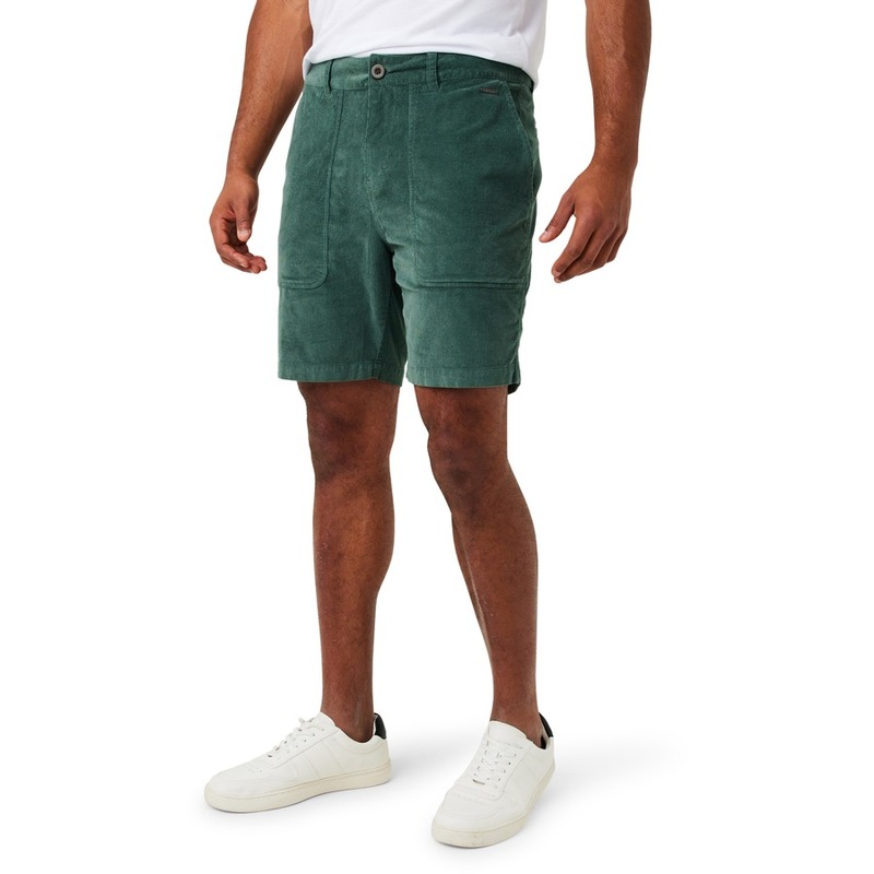 Buy Allgood Men's Corduroy Shorts Dark Green MyDeal