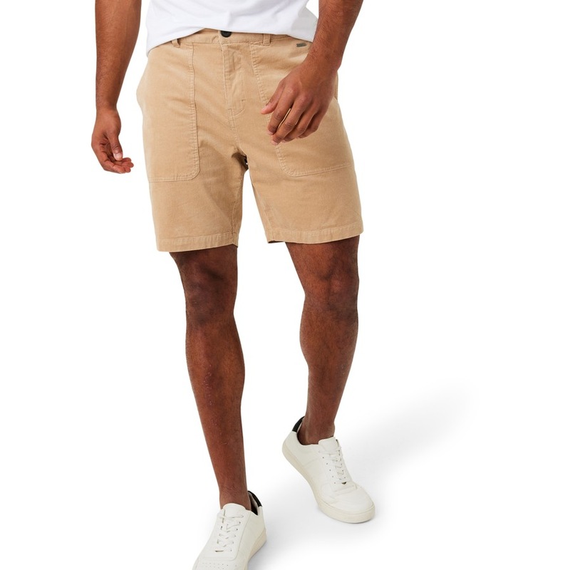 Buy Allgood Men's Corduroy Shorts Tan MyDeal