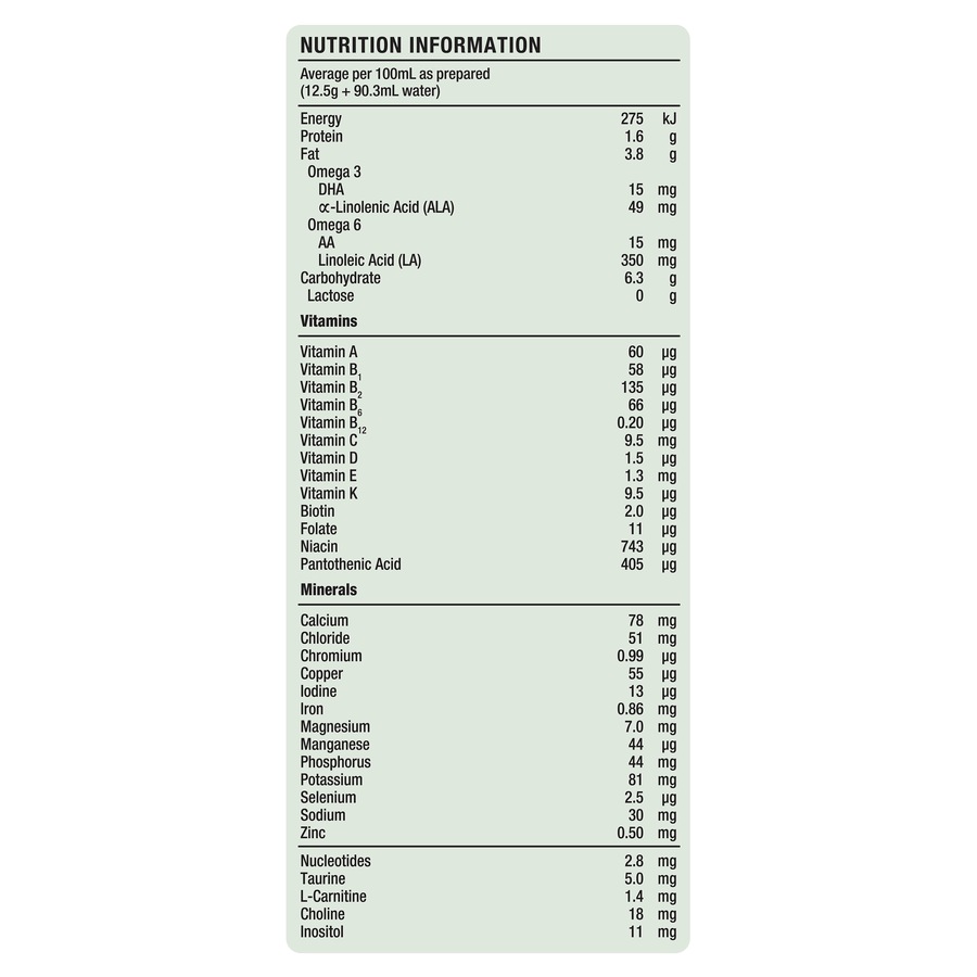 Alula Gold Allergy Infant Formula, 0-12 Months Rice 800g