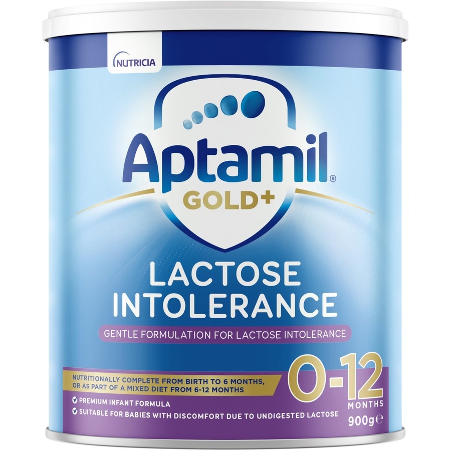 Aptamil Gold+ Lactose Intolerance Baby Infant Formula From Birth to 12 Months 900g