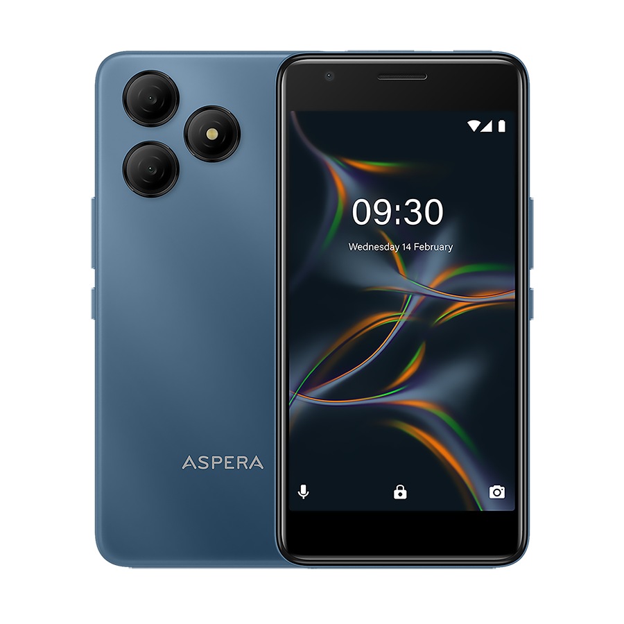 Aspera Buzz Unlocked Mobile 32GB with $30 SIM Bundle - Blue