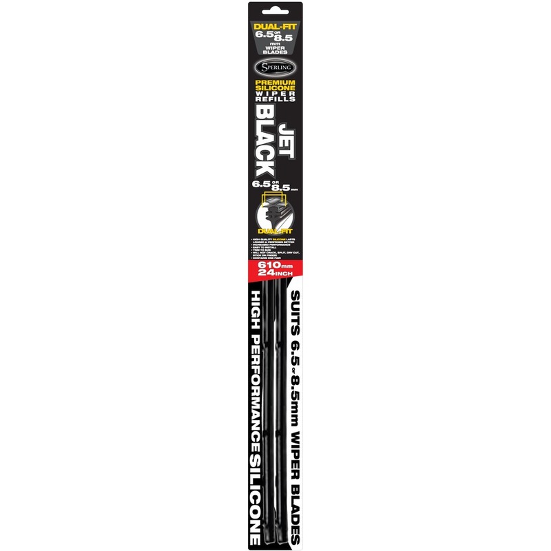 Buy Sperling Jet Black Premium Silicone Wiper Refill MyDeal