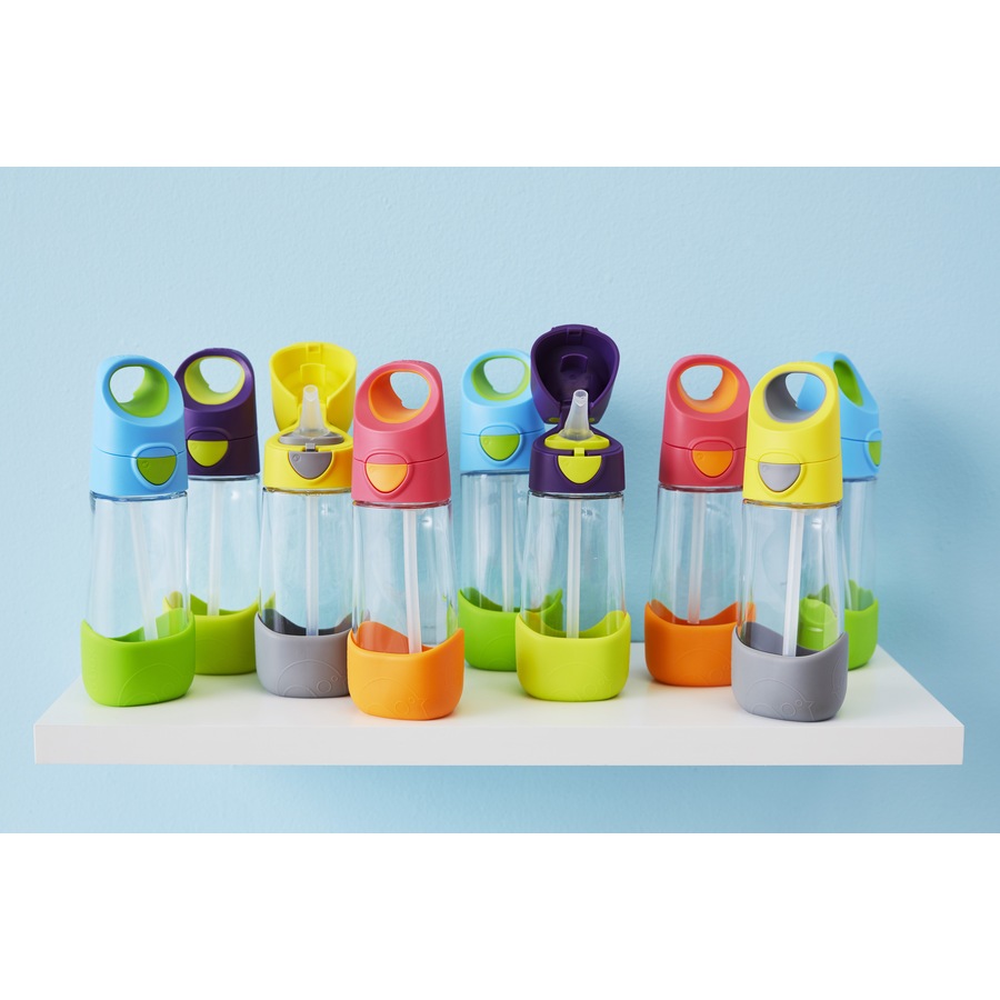 b.box Tritan Straw Drink Bottle 450mL - Assorted*