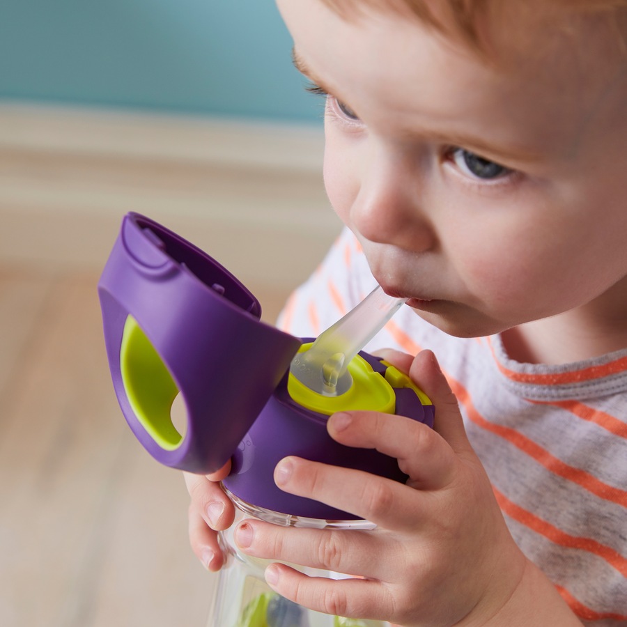 b.box Tritan Straw Drink Bottle 450mL - Assorted*