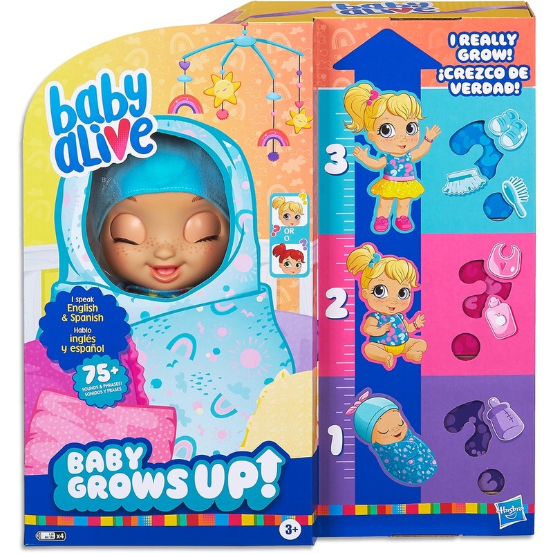Buy Baby Alive Baby Grows Up Happy Doll Growing & Talking Baby Doll