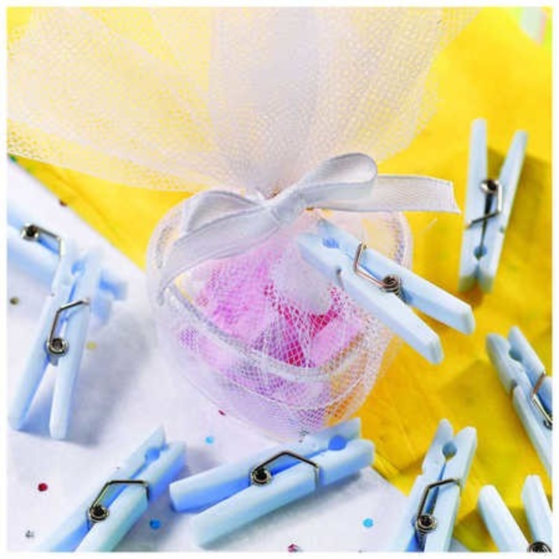 Buy Baby Shower Clothespins 24 Pack Blue MyDeal