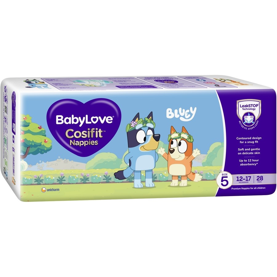 BabyLove Cosifit Nappies Size 5 (12-17kg) 28 pack