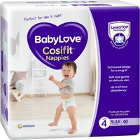 BabyLove Cosifit Nappies Size 4 (9-14kg) 60 pack