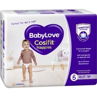 BabyLove Cosifit Nappies Size 5 (12-17kg) 54 pack