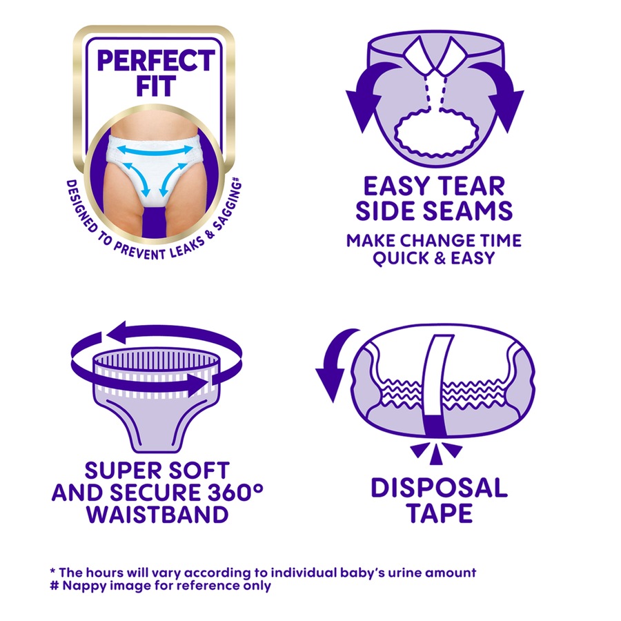 BabyLove Nappy Pants Size 5 (12-17kg) 50 pack