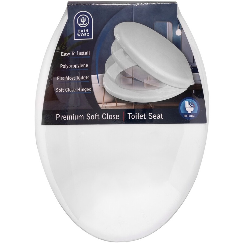 Buy Bath Worx Soft Close Toilet Seat MyDeal