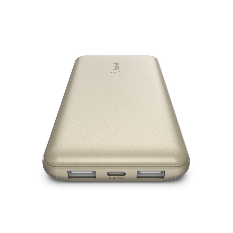 Belkin 10K BoostCharge Power Bank 15W - Gold