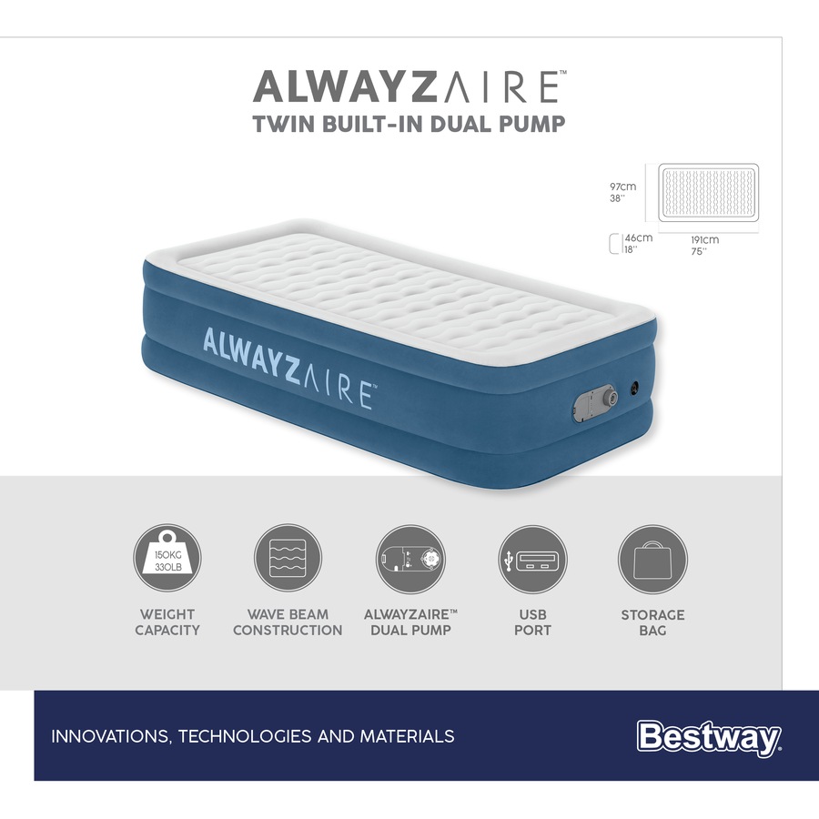 Bestway Alwayzaire Single Airbed
