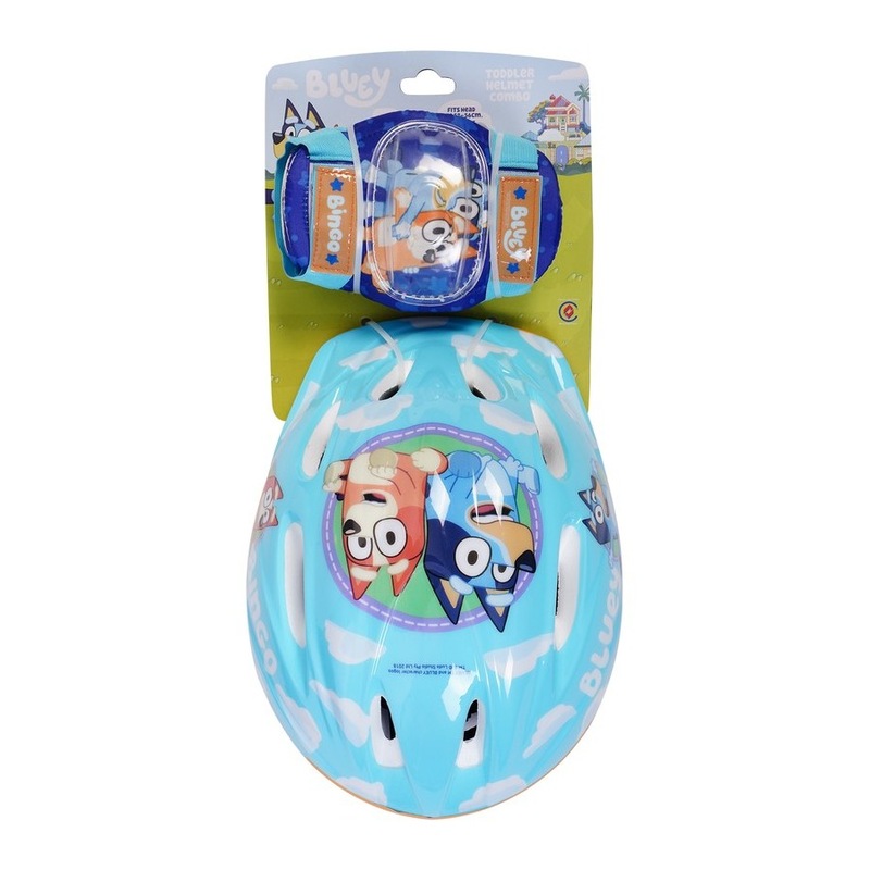 Bluey Kids Helmet and Pads Combo MyDeal