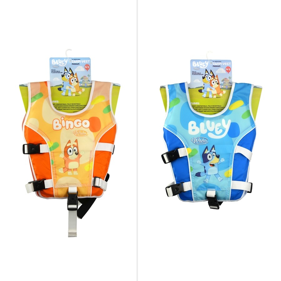 Bluey Medium Swim Vest - Assorted*
