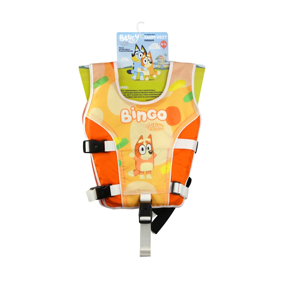 Bluey Medium Swim Vest - Assorted*