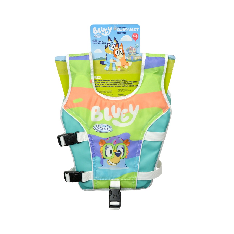 Bluey Medium Swim Vest - Assorted*