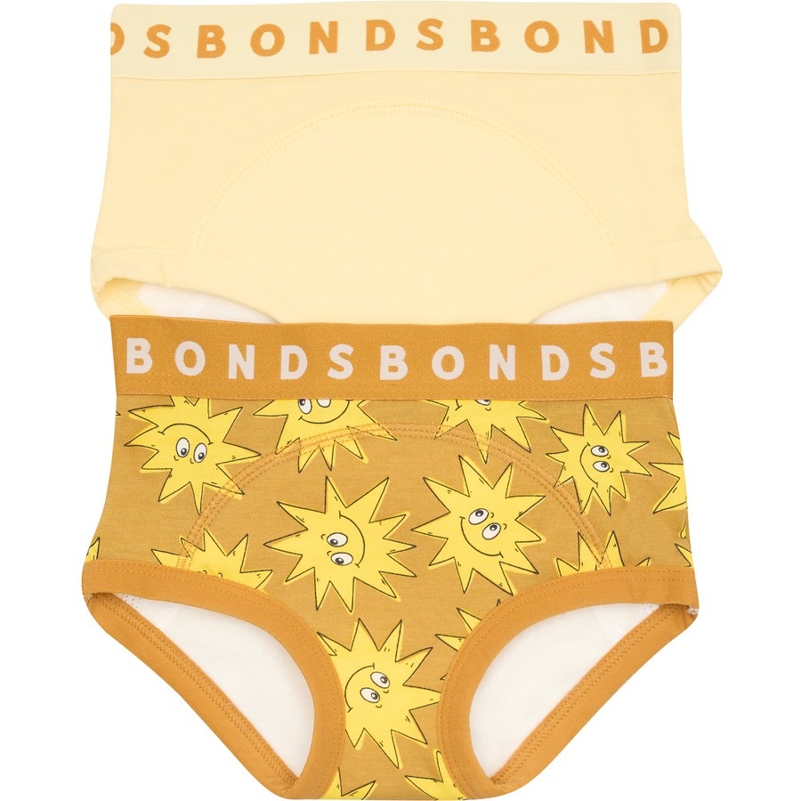 Bonds Baby Whoopsies Toilet Training Undies 2 Pack, Size 2 - Yellow
