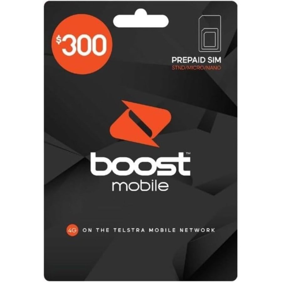 Boost $300 Pre-paid SIM Card Starter Kit**