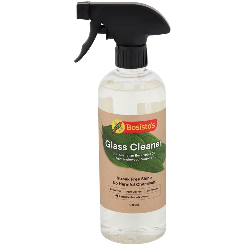 Buy Bosisto's Glass Cleaner 500mL MyDeal
