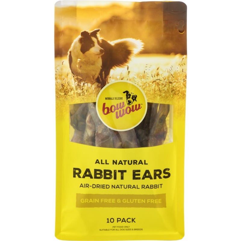 Buy Bow Wow Rabbit Ear Dog Treats 10 Pack MyDeal