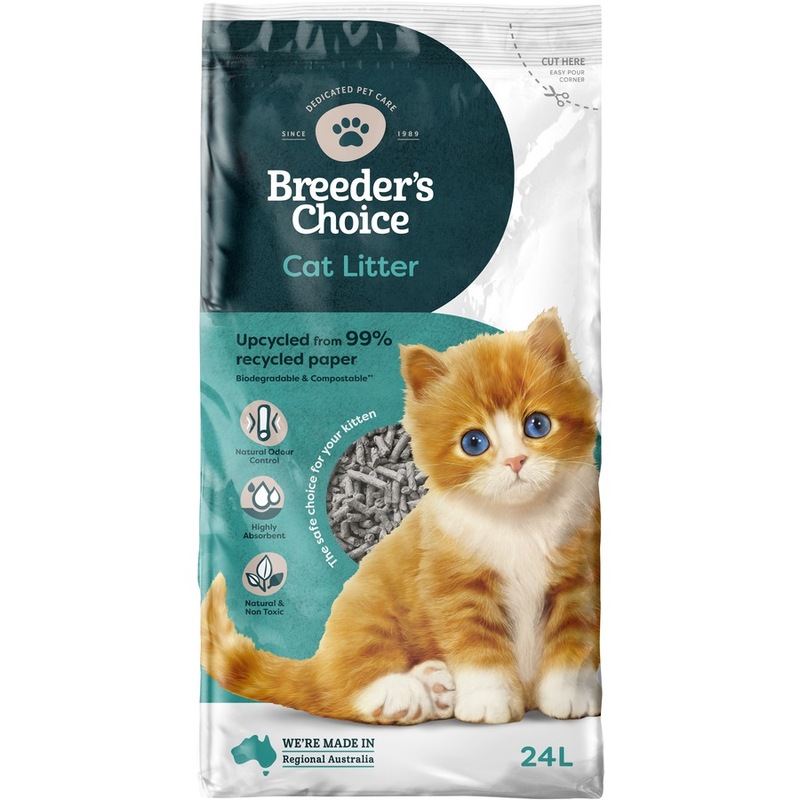 Buy Breeder's Choice Cat Litter 24L MyDeal