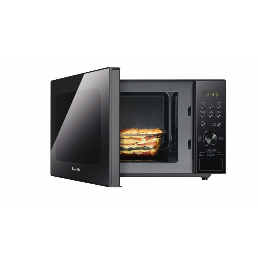 Breville The Silhouette Flatbed Compact Microwave Oven - LMO420BLK2JAN1