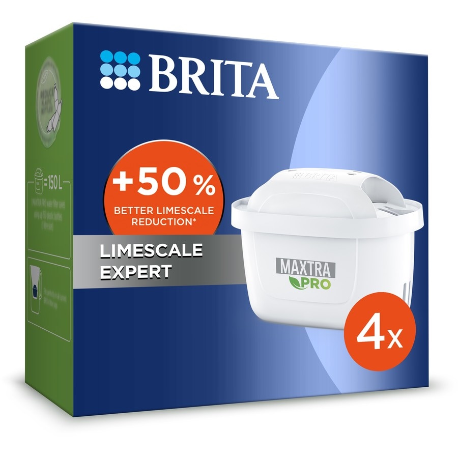 Brita Water Filter Cartridge Maxtra Pro Limescale 4 Pack