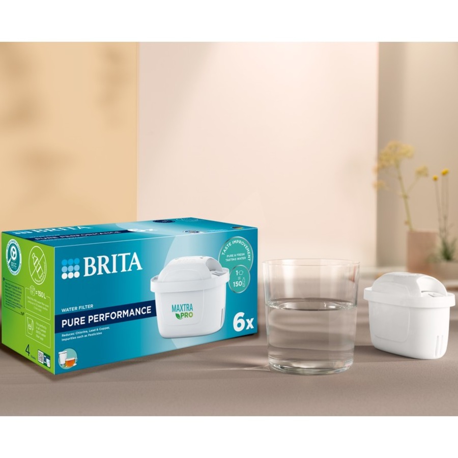 Brita Water Filter Cartridge Maxtra Pro Pure Performance 6 Pack