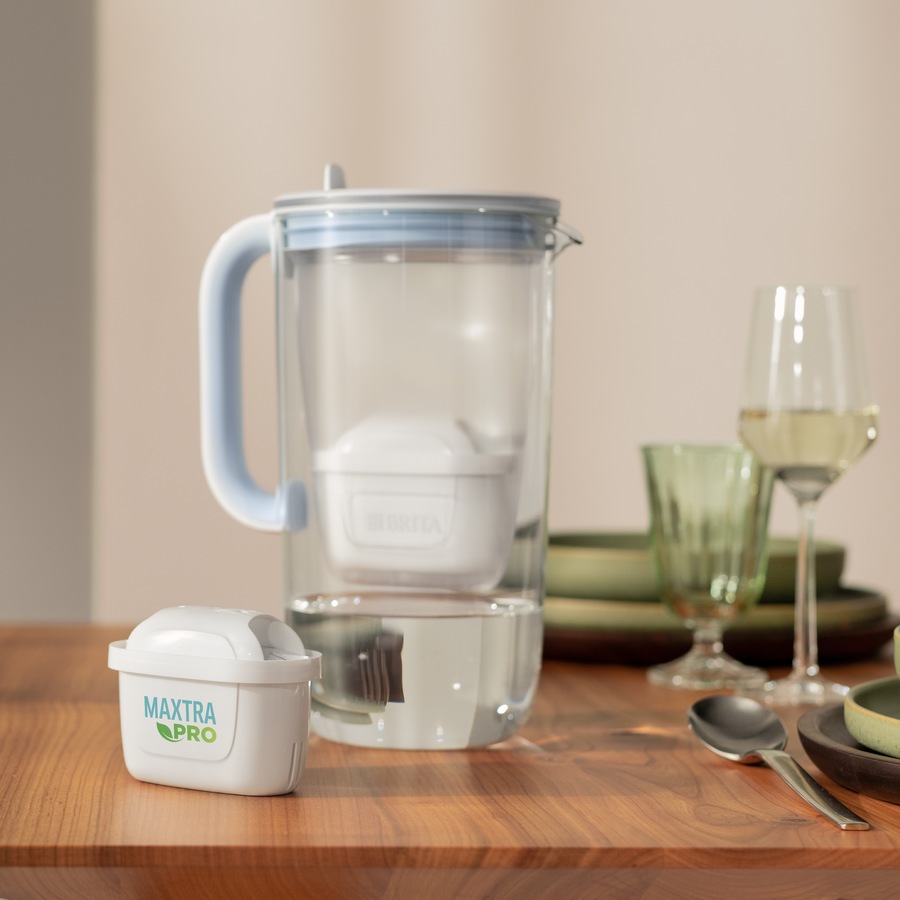 Brita Water Filter Glass Jug 2.5L - Soft Blue