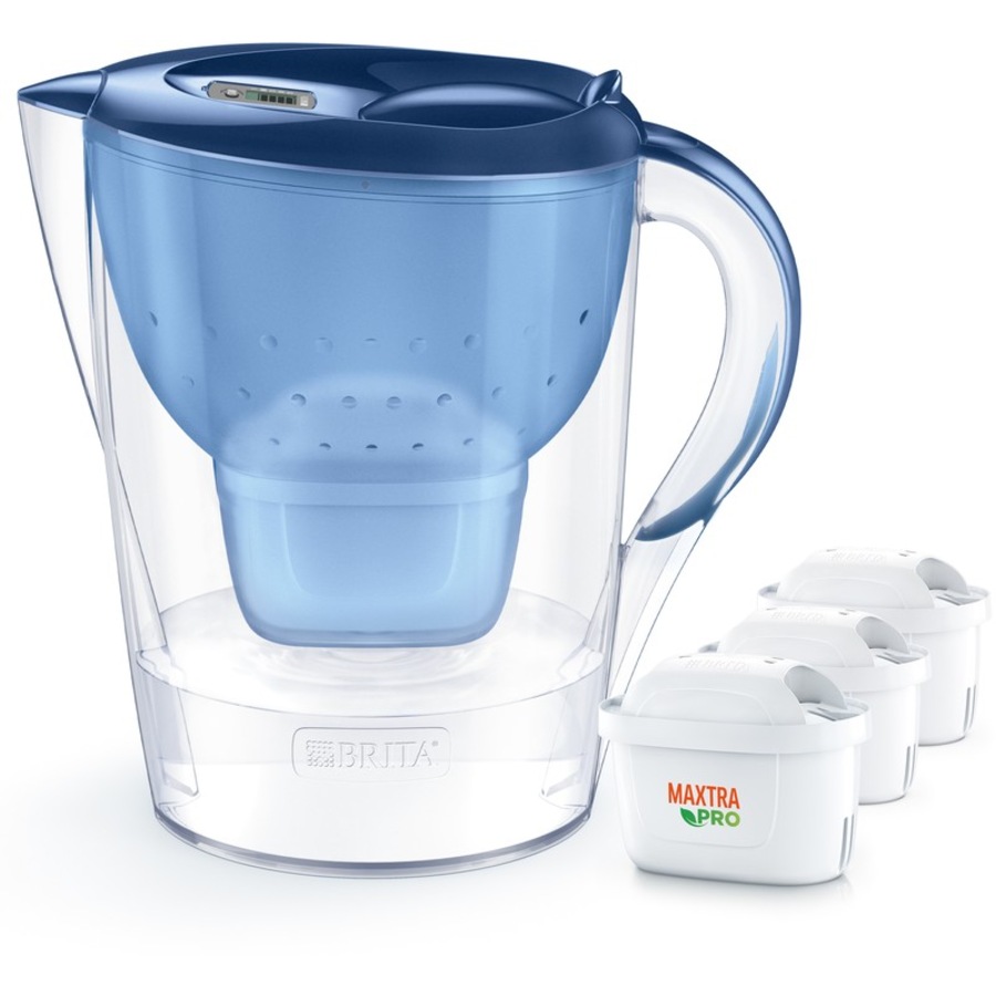 Brita Water Filter Jug Premium Pack Marella XL 3.5L - Blue
