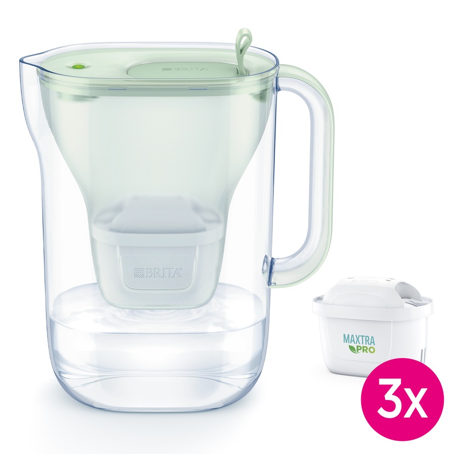 Brita Water Filter Jug Style Eco 2.4L (3 Maxtra Pro Filters) - Green