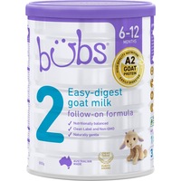 Bubs Easy Digest Goat Milk Follow-On Formula Stage 2 800g