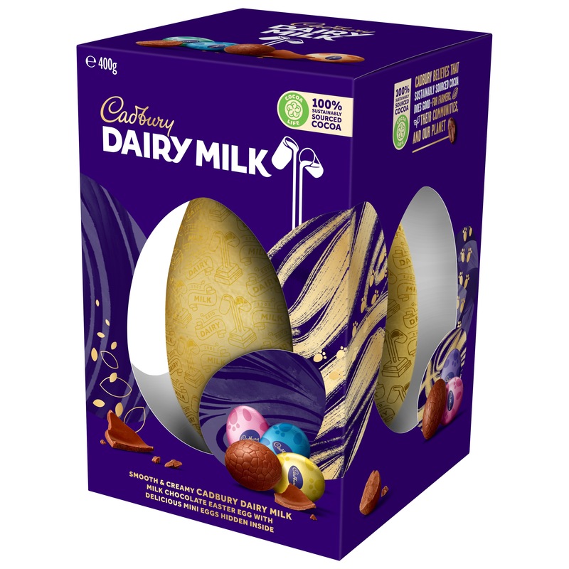 Buy Cadbury Dairy Milk Chocolate Easter Egg Gift Box - 400g - MyDeal