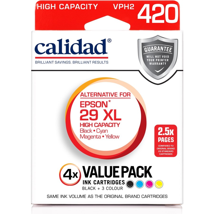 Calidad Epson 29 XL Ink Cartridge 4 Value Pack