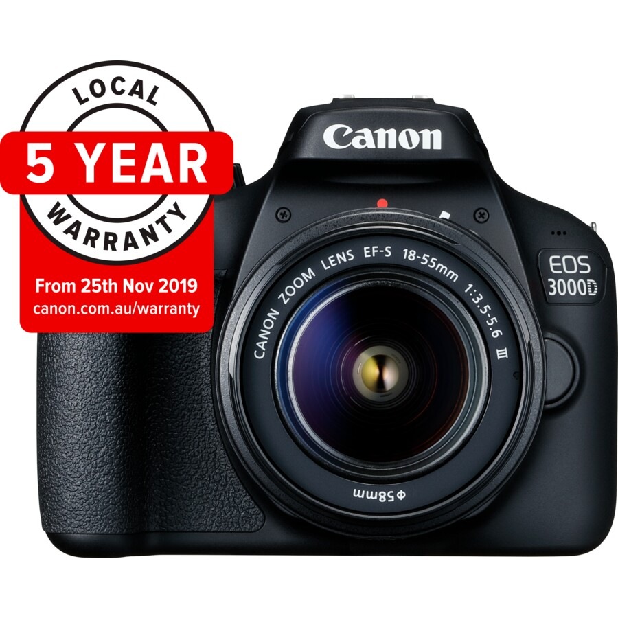 Canon EOS 3000D DSLR Camera