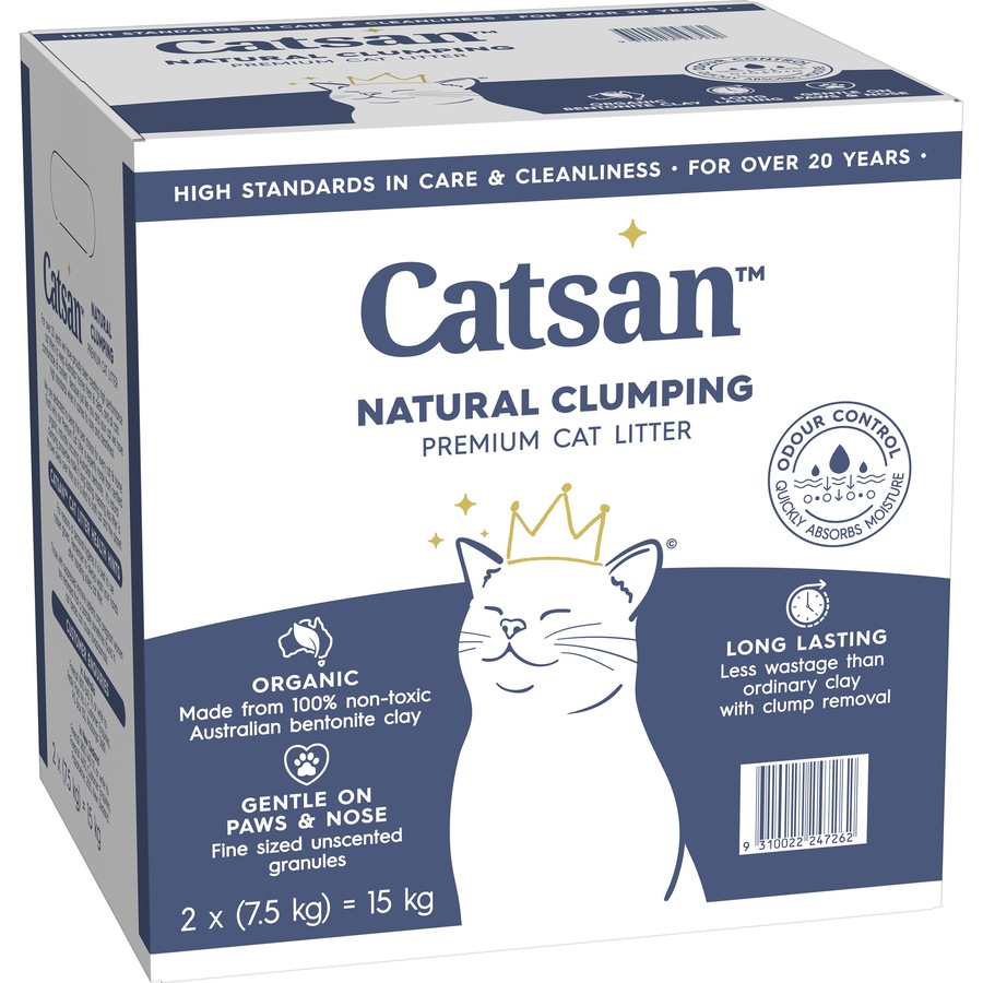 Catsan Clumping Clay Cat Litter 15kg