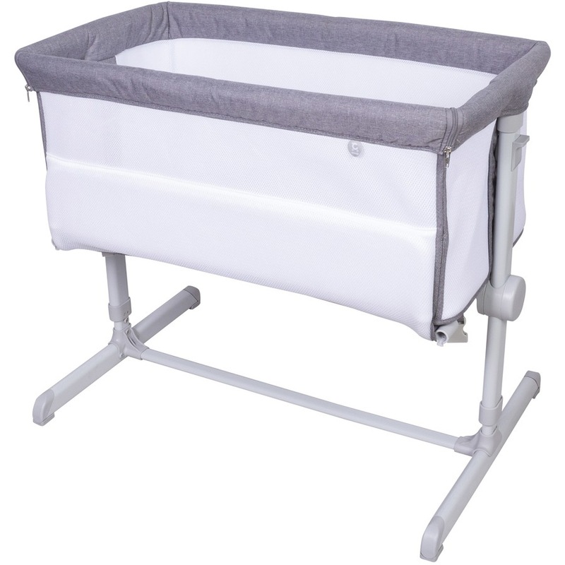 Buy Childcare Bedside Sleeper Grey MyDeal
