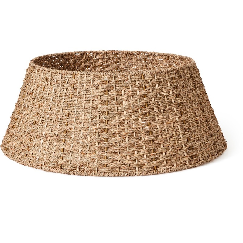 Buy Christmas Wicker Tree Skirt Natural MyDeal